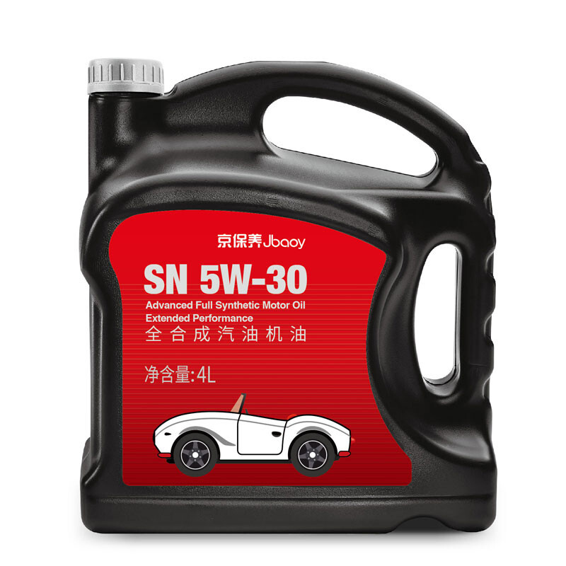 统一润滑油 京保养 5W-30 SN 全合成机油 4L 76.47元