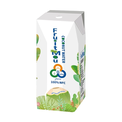 Fruitmou 100﹪椰子水 200ml*4盒 9.8元包邮（双重优惠）