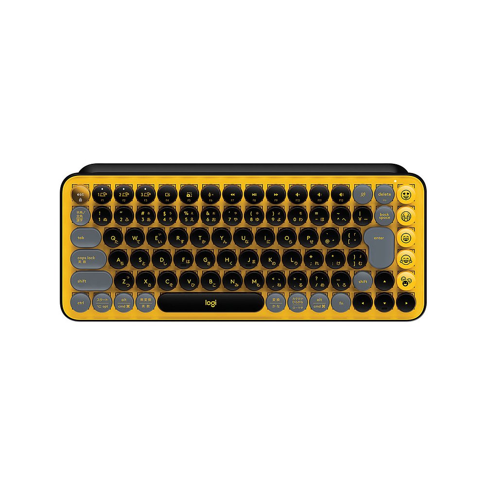 Logicool 日本直邮Logicool罗技 POP Keys 机械无线键盘K730YL 黄色 717.25元（需用券