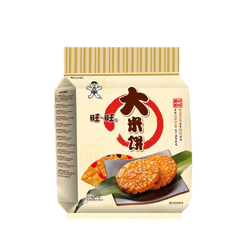 Want Want 旺旺 大米饼 400g 7.82元（需买10件，需用券）