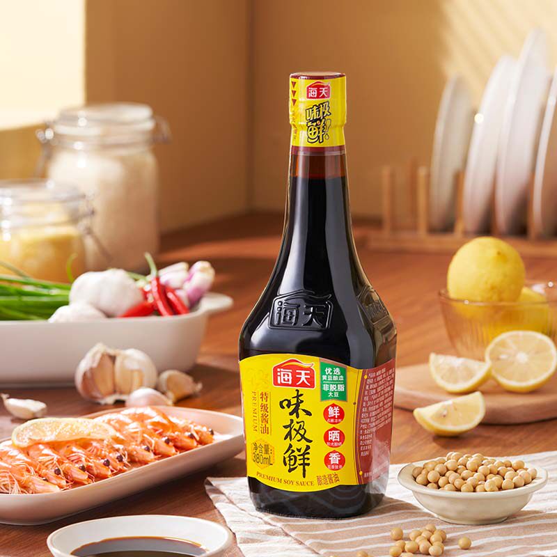 海天 味极鲜酱油 380ml 1.9元