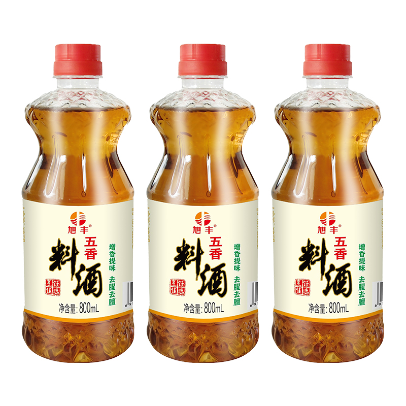 旭丰 黄酒调味料 800ml*3瓶 13.9元包邮（需用券）