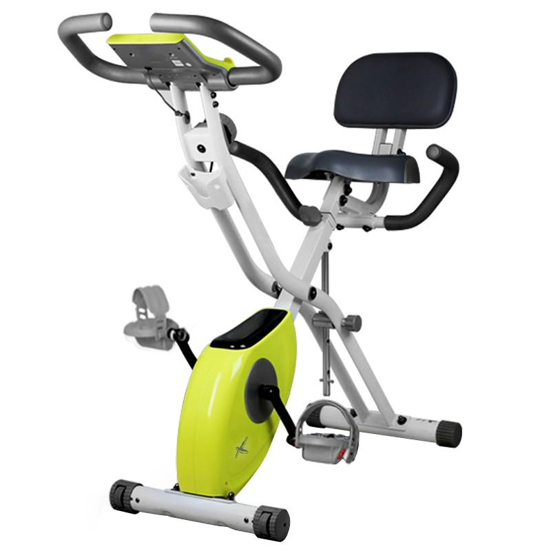 LEKI 雷克 LEIKE）XBIKE动感单车家用磁控健身车折叠室内自行车健身器材 柠檬