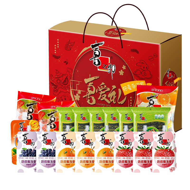 88VIP：喜之郎 快乐分享果冻礼盒 1780g 22.58元（需用券）