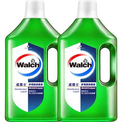 88VIP：威露士 多用途柠檬香消毒液1L*2瓶 31.46元包邮+439淘金币(需领券)