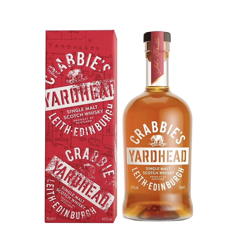 Crabbies 克莱比 单一麦芽 苏格兰威士忌 40度 700ml*1瓶 87.48元（需用券）