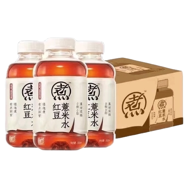 元气森林 红豆薏米水 500mL *12瓶