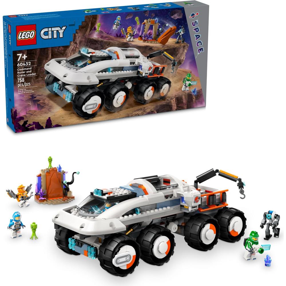 LEGO 乐高 积木拼装城市系列60432 太空起重机7岁+男孩儿童玩具儿童节礼物 399