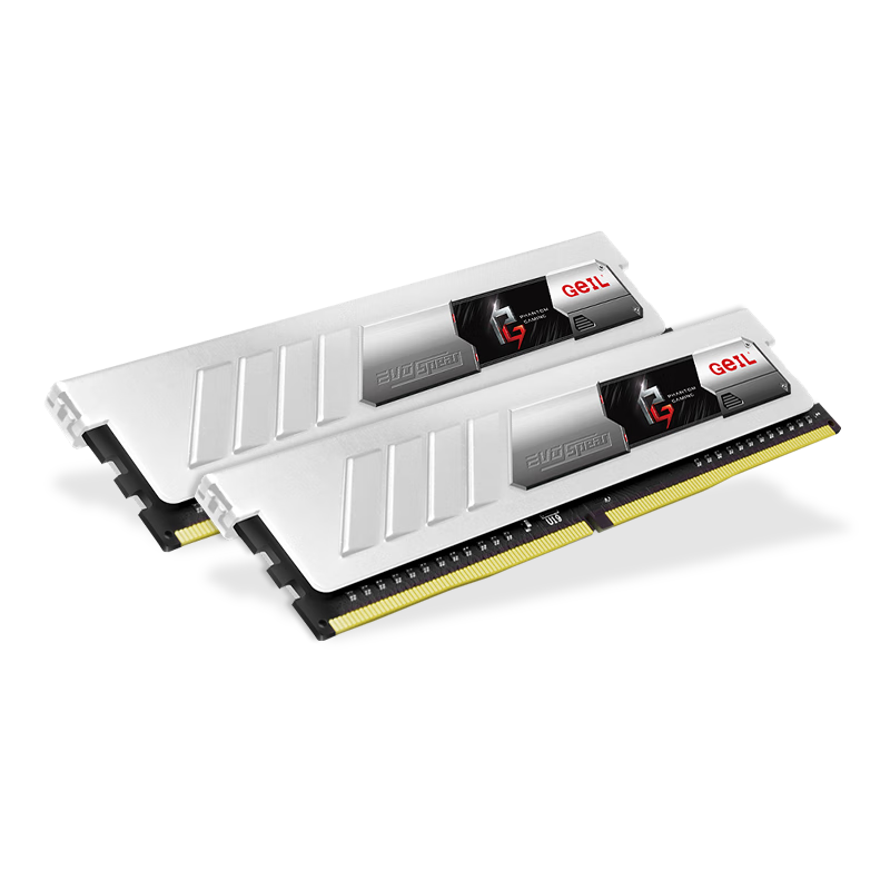 plus:金邦 32G 16G*2 DDR4 3600 台式机电脑内存条 天箭系列 双通道存储条 白色C16 