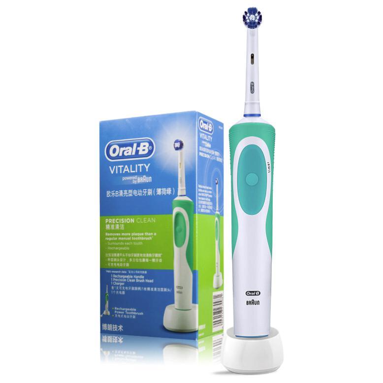 Oral-B 欧乐B 电动牙刷成人情侣礼物充电式旋转式牙刷D12 绿色 84.2元