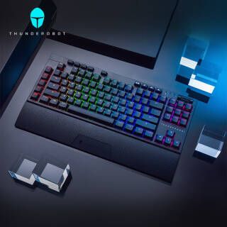 ThundeRobot 雷神 KL30T RGB 无线机械键盘(雷神TR茶轴、PBT) 199元