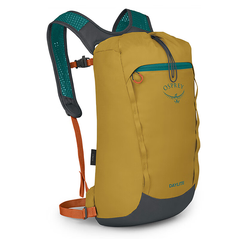 OSPREY 小鹰户外背包 Daylite Cinch日光系列徒步双肩背包 15L 姜黄色 OS均码 409元