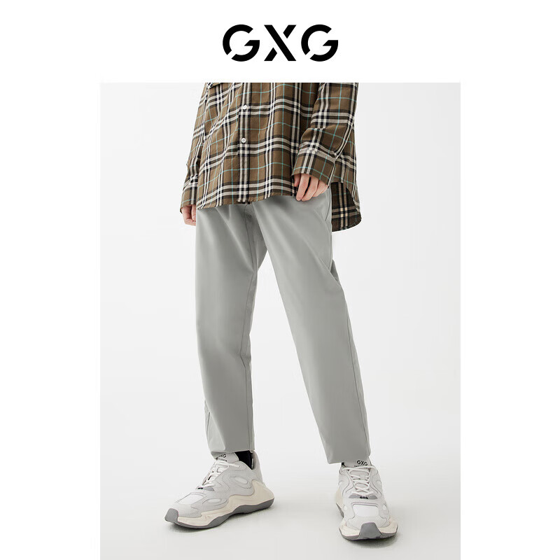 GXG 男装22年春季商场同款长裤 豆绿色 165/S 52.05元（需用券）