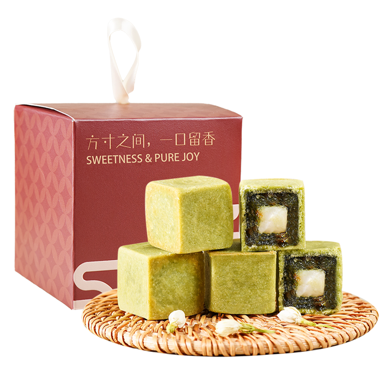 椒达人 小方酥中式传统糕点 20g 纸盒装 茉莉青提1盒到手八个 12.9元(需用券)
