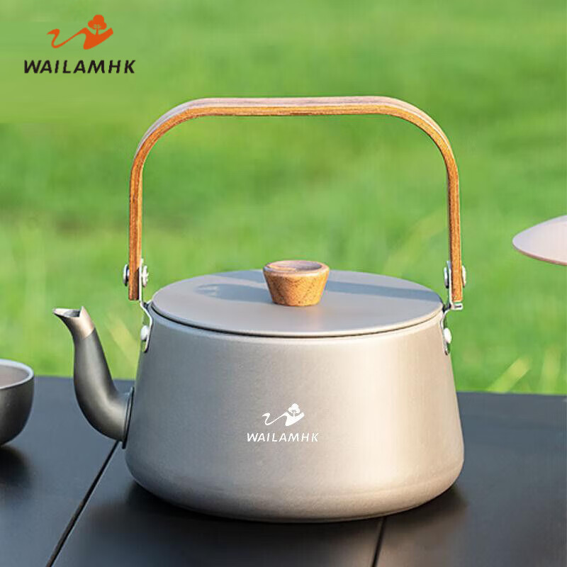 WAILAMHK 户外烧水壶露营煮茶壶便携卡式炉具锅具泡茶野外野炊 炊焰水壶1.1L 49.2元(需用券)