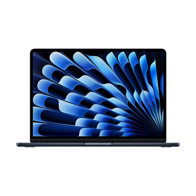 Apple AI笔记本/2025款MacBook Air13英寸M4 (10+8核) 16G 256G午夜色电脑MW123CH/A 6340.16元