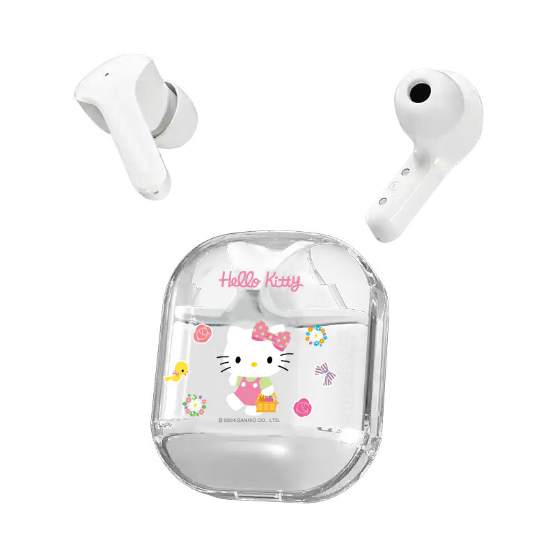 Sanrio 三丽鸥 凯蒂猫蓝牙耳机半入耳式 白色凯蒂猫 29.9元（需用券）