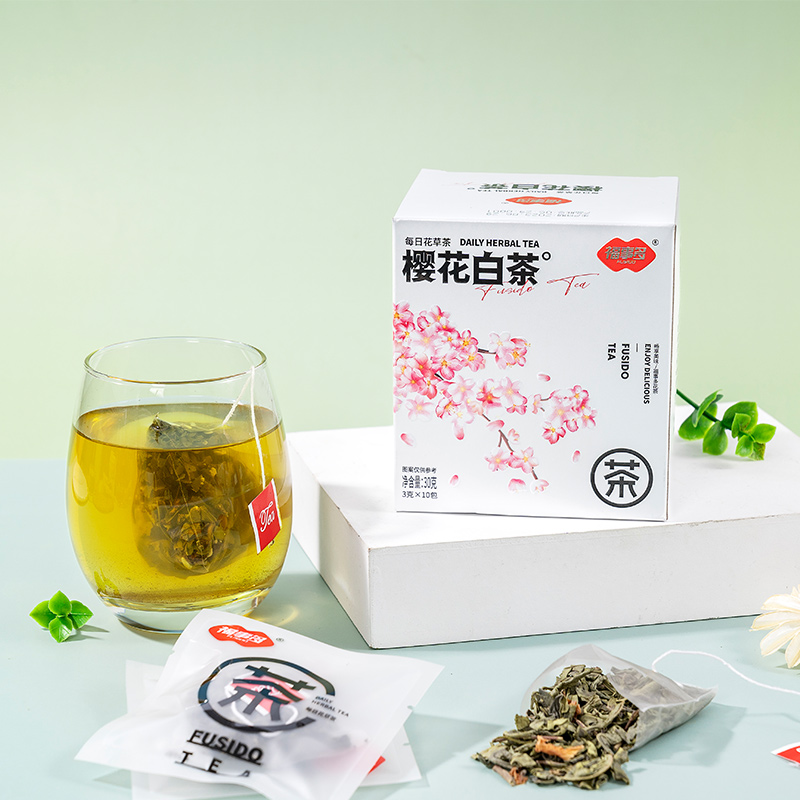 FUSIDO 福事多 樱花白茶 30g 1盒（10包） 8.41元