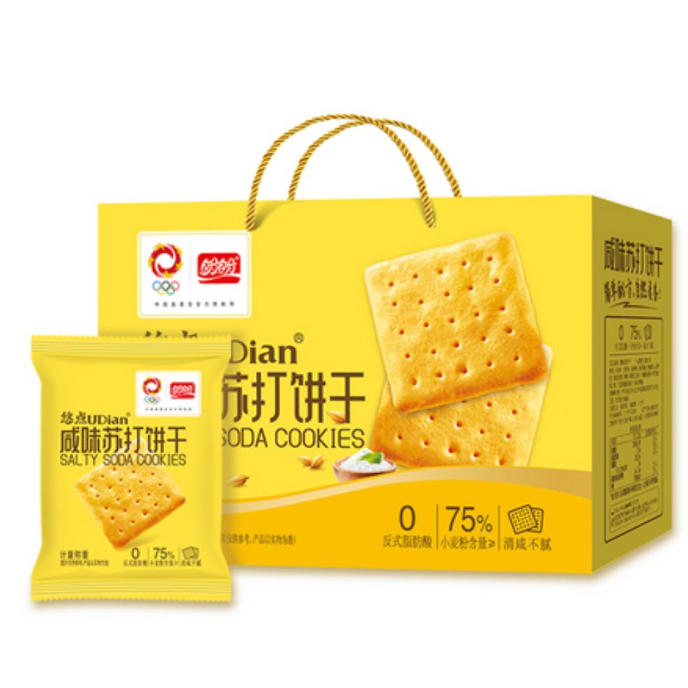 需首单：盼盼 咸味苏打饼干礼盒装 800g 10.9元（需领券）