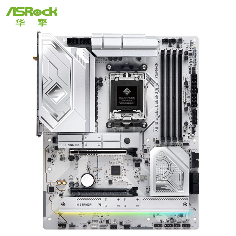 21点开始：ASRock 华擎 X870 Steel Legend WIFI 钢铁传奇 主板 2299元