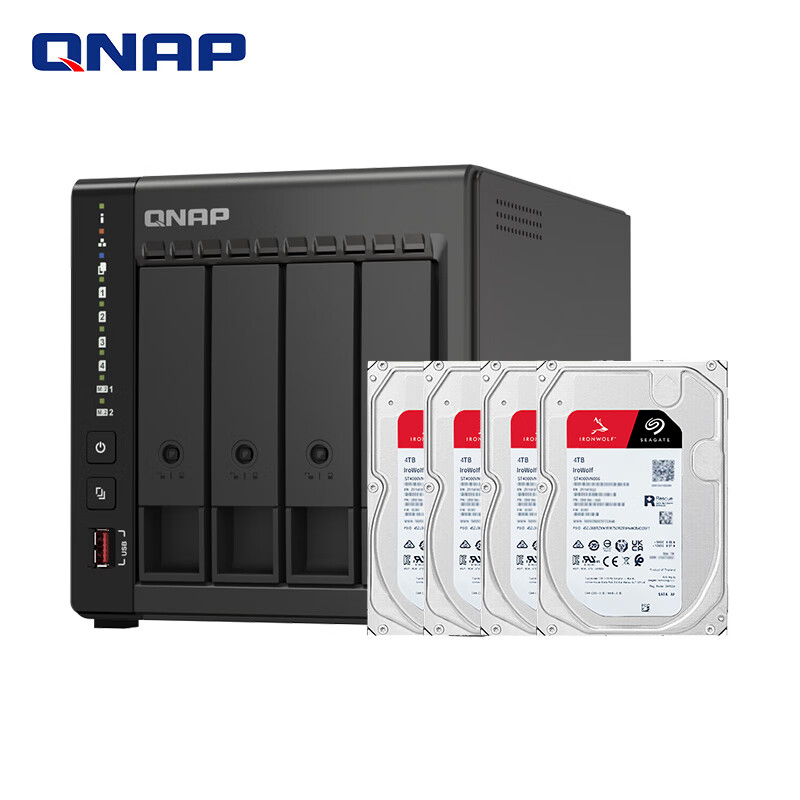 QNAP 威联通 TS-464C2 四核 TS＋464C2＋4T*4） 4570.2元