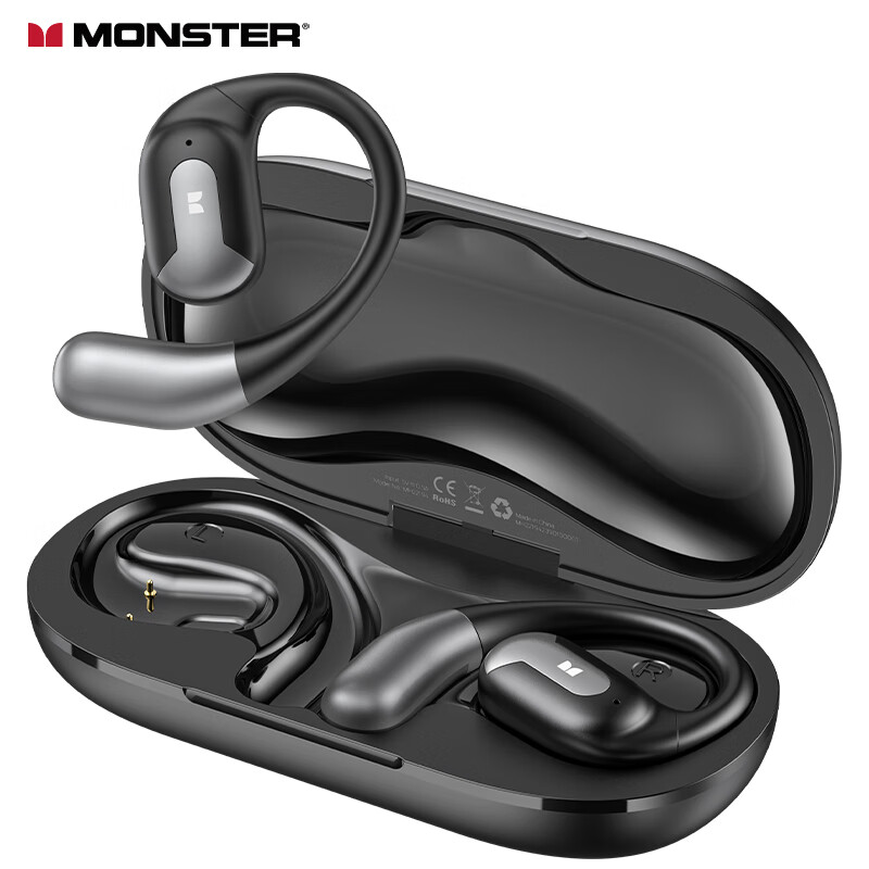 MONSTER 魔声 Open EarAC317 耳挂式蓝牙耳机(黑色/白色) ￥52.5