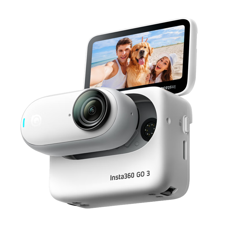 再降价、PLUS会员：Insta360 影石 GO 3 拇指运动相机 64GB 白色 1892.63元包邮（需