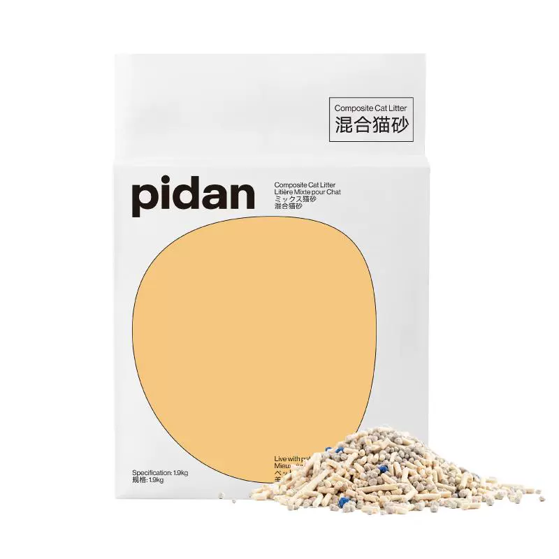 pidan 猫砂经典混合猫砂尝鲜装1.9kg豆腐砂膨润土 ￥11.5