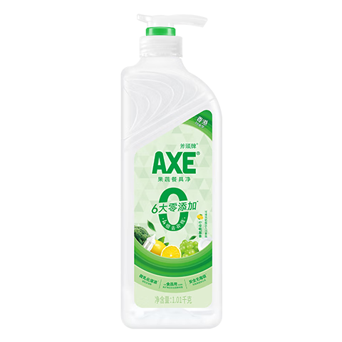 斧头牌（AXE）柠檬鸭屎香果蔬餐具净洗洁精1.01kg泵 9.8元