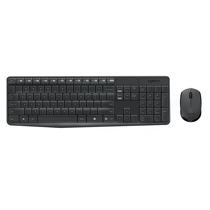 罗技 logitech MK235 无线键鼠套装 黑色 89元