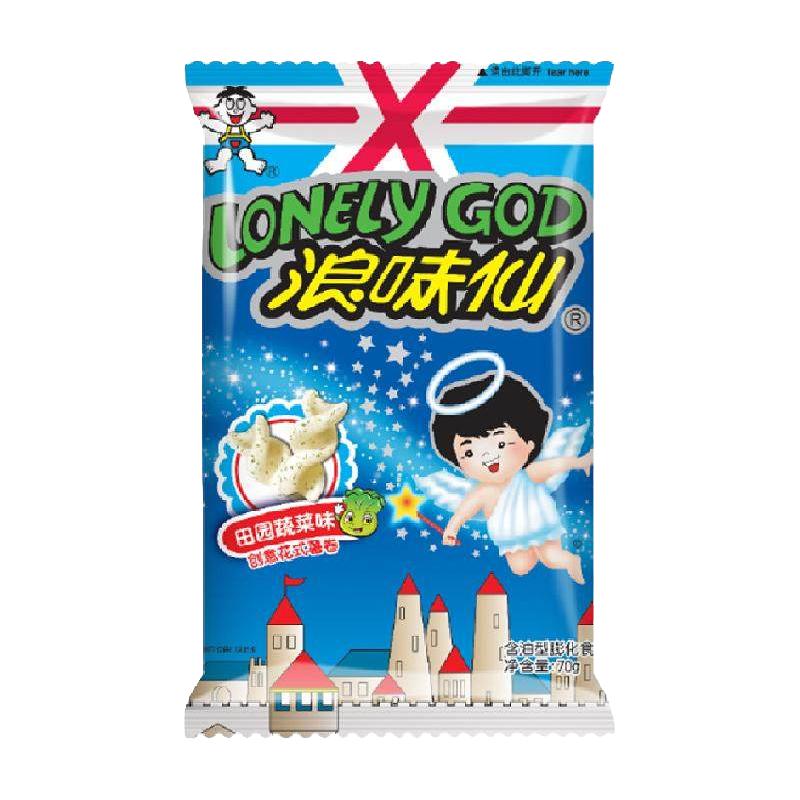 今日必买：旺旺 浪味仙 薯卷 田园蔬菜味 70g 7.11元
