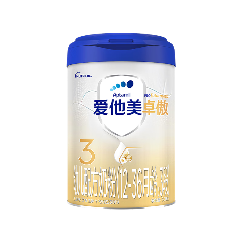 Aptamil/爱他美 卓傲 3段 婴幼奶粉 1罐 800g 1434元(需领券，合239元/件)