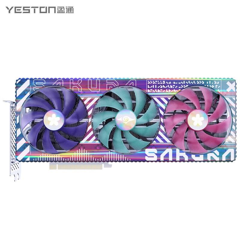 移动端、京东百亿补贴、PLUS会员：yeston 盈通 樱瞳水着 GeForce RTX 4080 SUPER D6X 