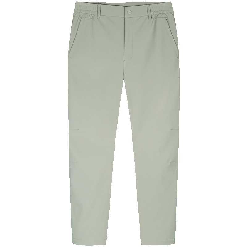 安踏 长裤男款防泼水通勤弹力休闲裤秋冬加绒百搭休闲运动裤男款裤子---77元(超V价，有首购礼金，更低价)