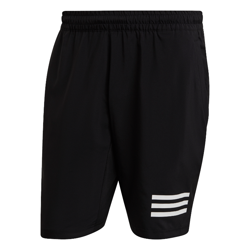 adidas 阿迪达斯 简约速干舒适网球运动短裤男装夏季阿迪达斯官方 黑色/白 69