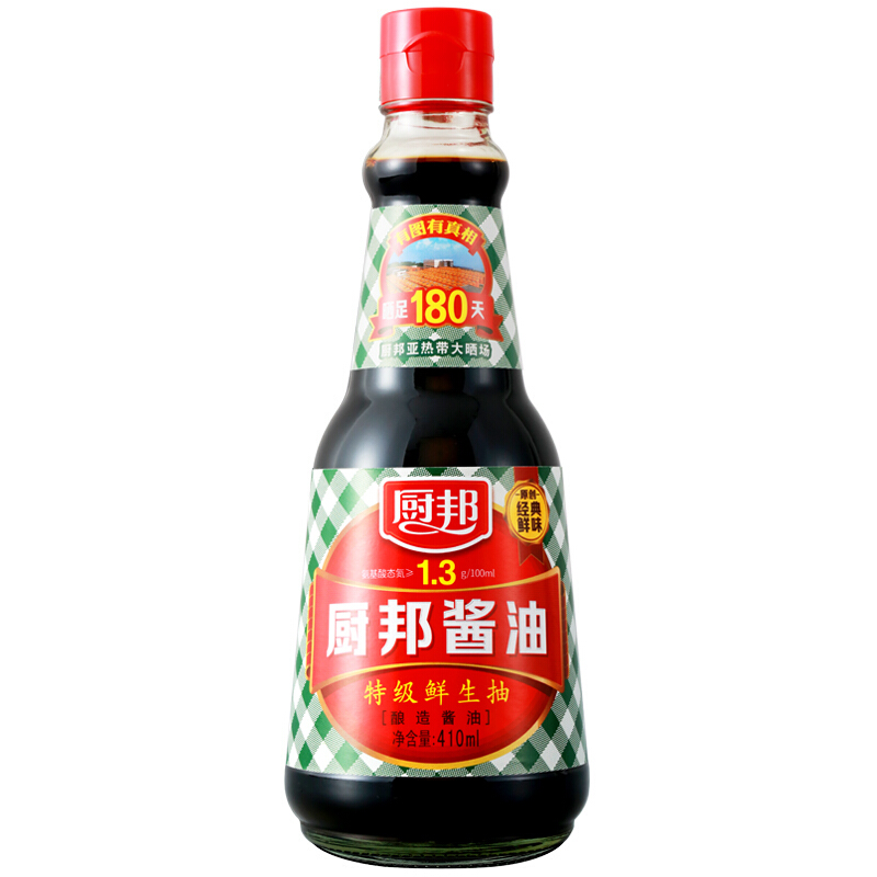 厨邦 特级鲜生抽 410ml 7.9元