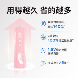 益圆 air7号4粒 南孚旗下碳性电池适用血压计/燃气表/遥控器/电子秤/无线鼠标/玩具等 1.99元 - 86线报 益圆 air7号4粒 南孚旗下碳性电池适用血压计/燃气表/遥控器/电子秤/无线鼠标/玩具等 1.99元 - 86线报