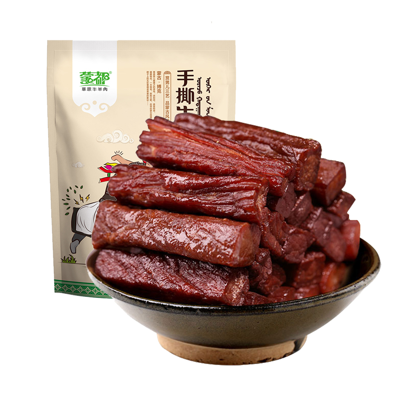 88VIP：蒙都 手撕牛肉 原味 400g 85.22元