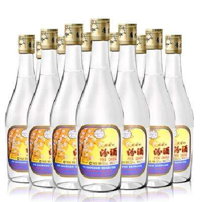 预售：汾酒白酒出口玻汾 清香型白酒 53度500ml*12瓶装 原箱非原箱随机发货 60