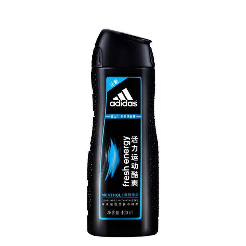 adidas 阿迪达斯 男士活力运动酷爽去屑洗发露 400ml 13.76元