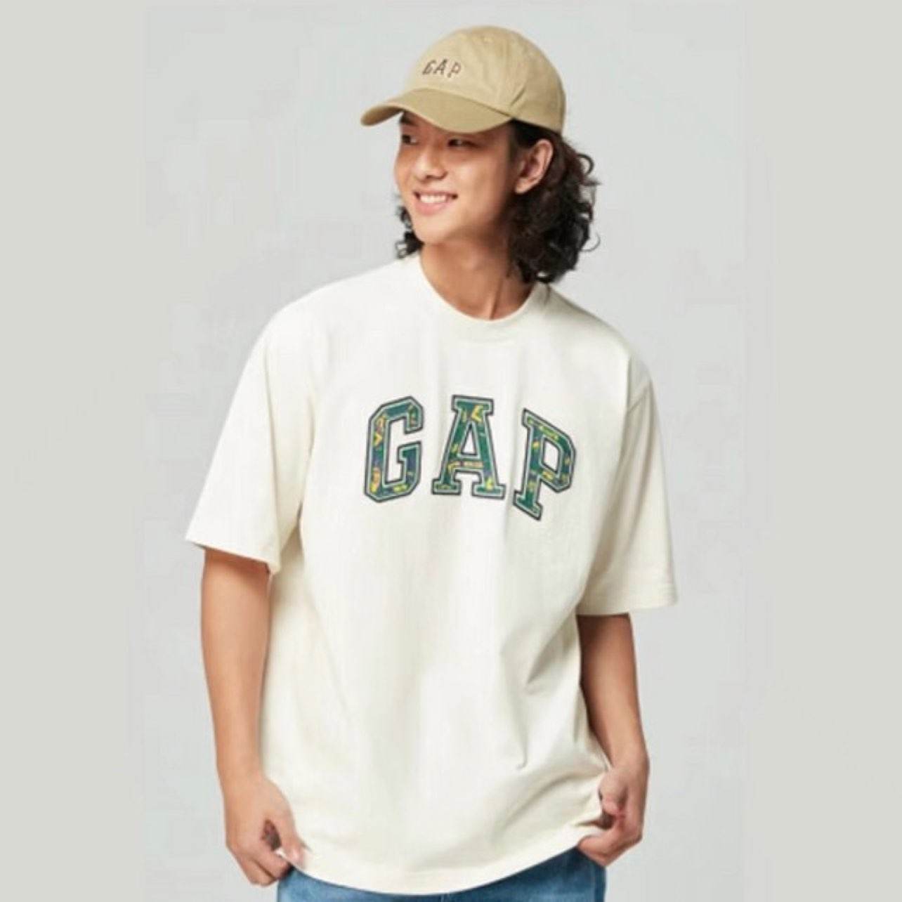 PLUS会员：Gap 盖璞 纯棉短袖T恤885842+凑单 65.46元（需凑单）