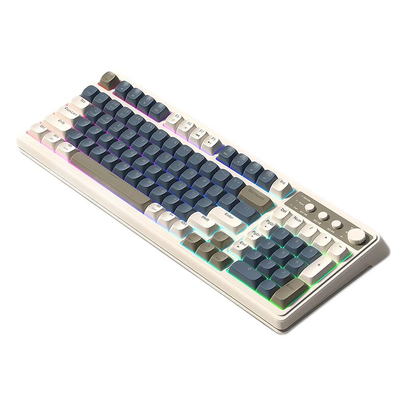 PLUS会员：AULA 狼蛛 S99 三模薄膜键盘 99键 98.75元