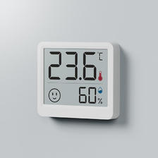PLUS会员：京东京造 温湿度计婴儿房室内家用办公室车内高精度传感器电子