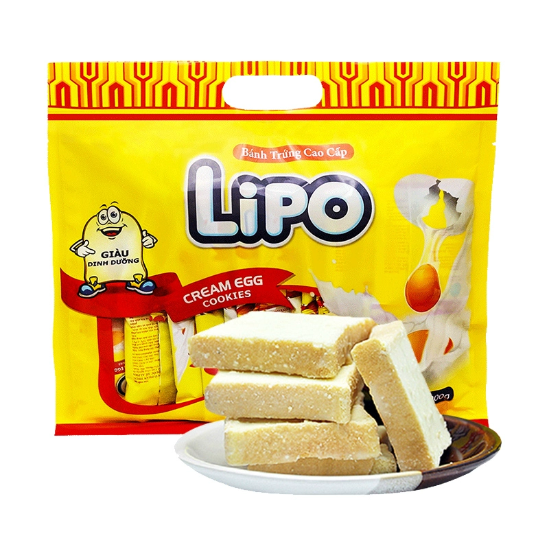Lipo 奶油味面包干饼干200g/包 ￥6.29