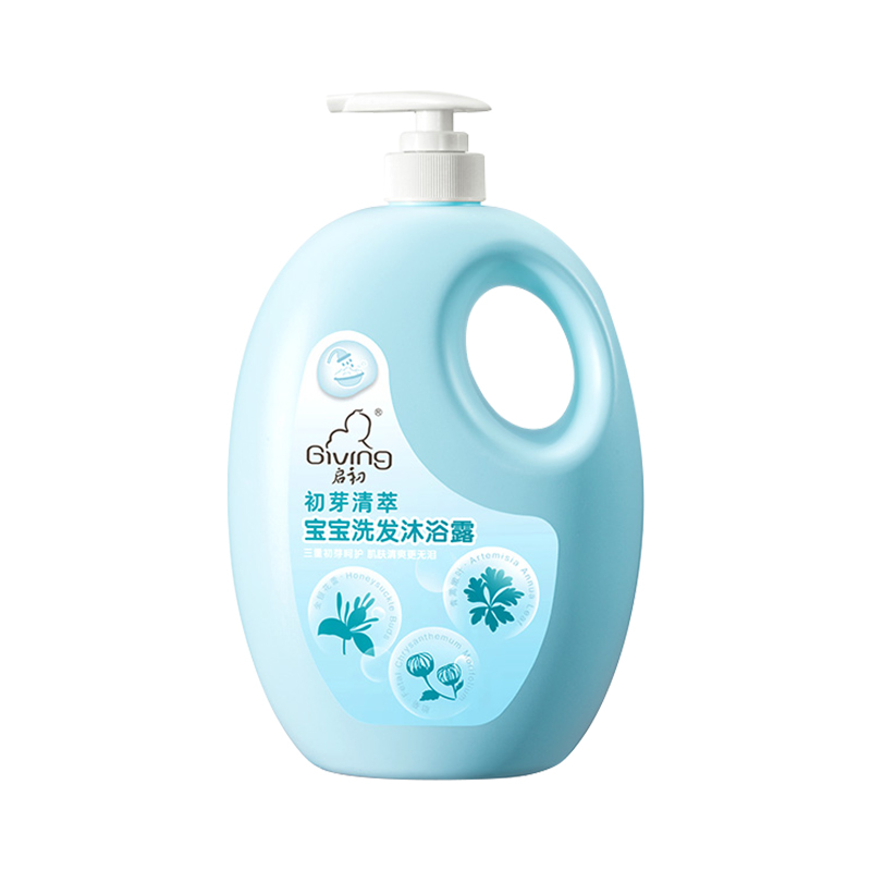 Giving 启初 初芽清萃宝宝洗发沐浴露1100ml 58.71元