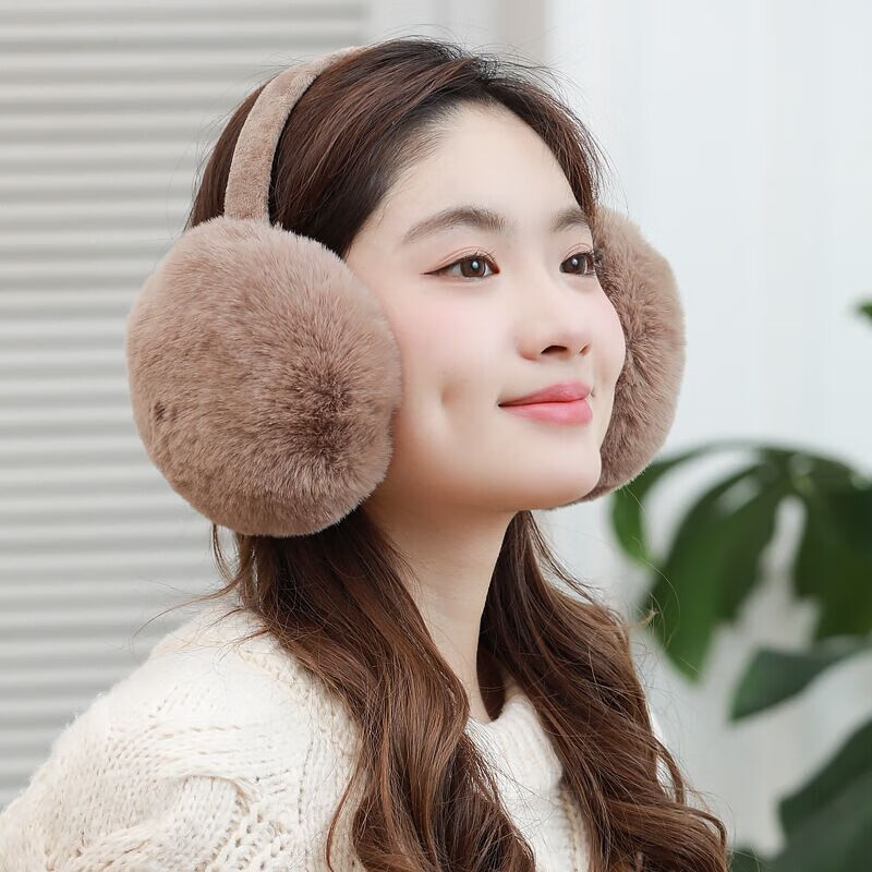 沙裹 冬季保暖耳罩女韩版可爱学生耳捂冬季护耳毛绒耳包防冻可折叠耳套 20.8元