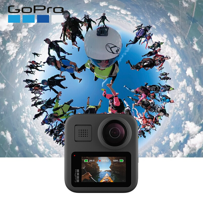 GoPro MAX 360度全景运动相机新低2919.33元（京东旗舰店折后4708元）