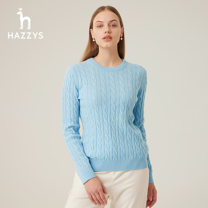 HAZZYS 女士羊毛衫 ABYSD0ADD02DS 1500元