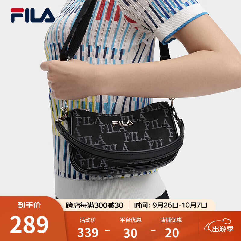 FILA 斐乐 女款单肩包 10104001700066 268元