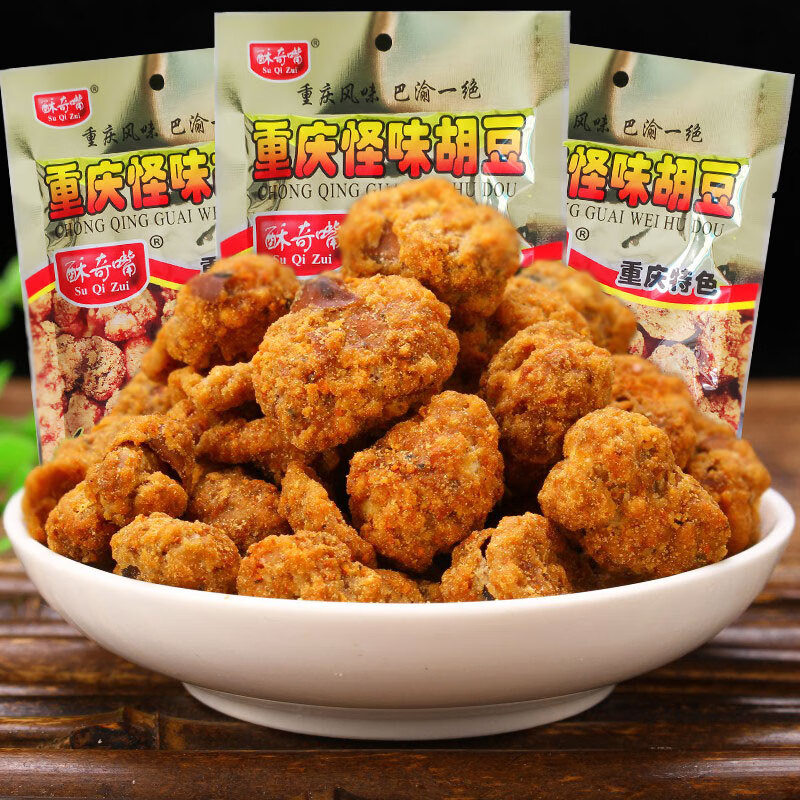 Su Qi Zui 酥奇嘴 重庆怪味胡豆 100g*1袋 2.57元（需买6件，需用券）